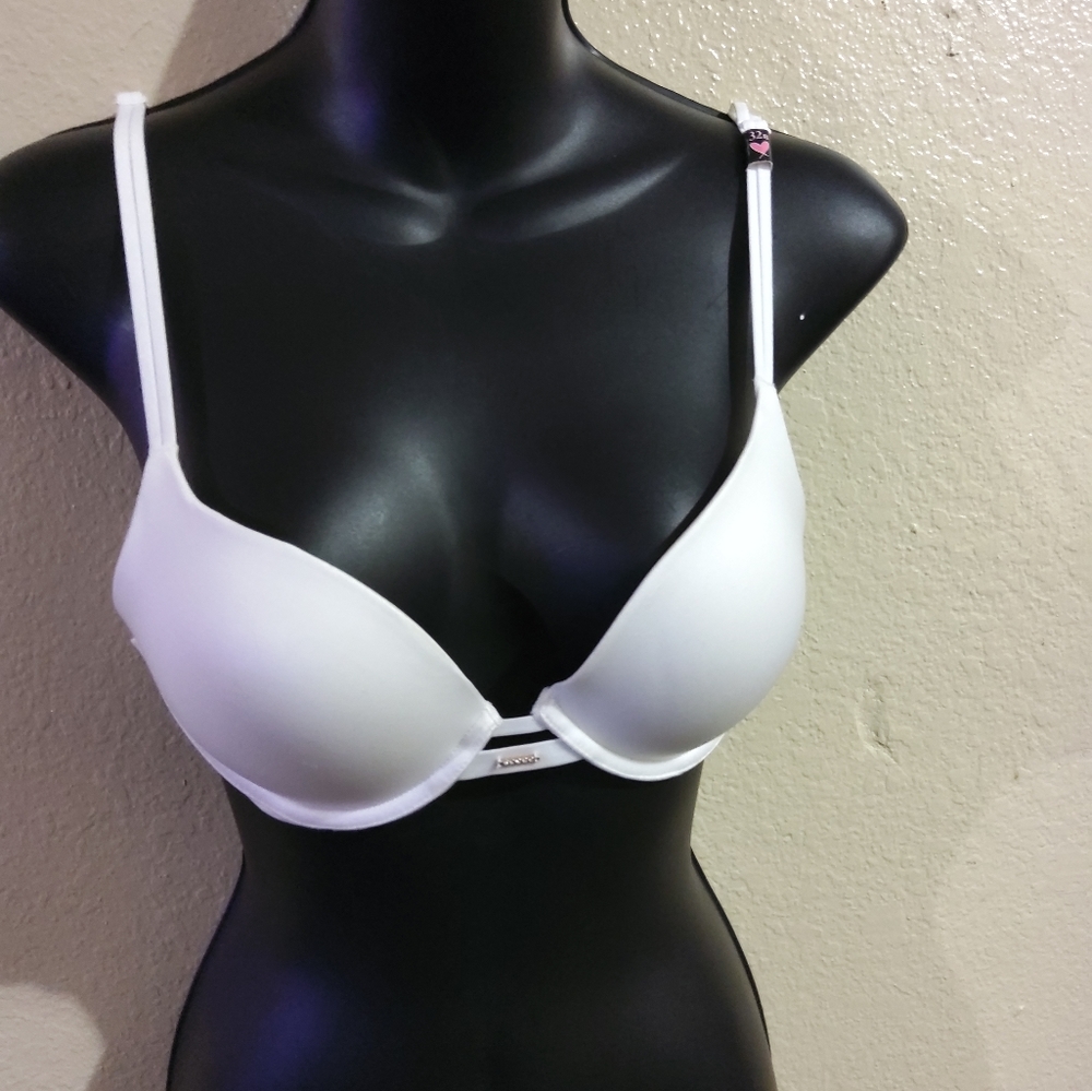 SOLD Pink 32B White bling Bride